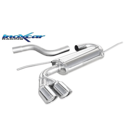 Posteriore con uscita 2 x diam. 80 X-RACE VOLKSWAGEN GOLF 6 1.4 TSI – 2008 122CV (Cod. I-WGO.42.XR