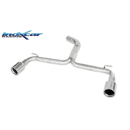 Posteriore senza silenziatore con uscita diam. 102 DX+SX VOLKSWAGEN GOLF 7 2.0 GTI – 2013 230CV (C