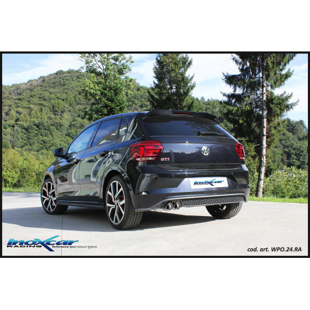 Posteriore senza silenziatore con uscita 2 x diam. 80 RACING VOLKSWAGEN POLO AW 2.0 GTI – 2018 200