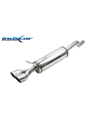 Posteriore silenziato con uscita 2 x diam. 80 RACINGMontaggio esclusivo su paraurti originale Volksw