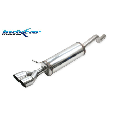 Posteriore silenziato con uscita 2 x diam. 80 RACINGMontaggio esclusivo su paraurti originale Volksw