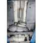 Posteriore silenziato con uscita 2 x diam. 80 RACINGMontaggio esclusivo su paraurti originale Volksw