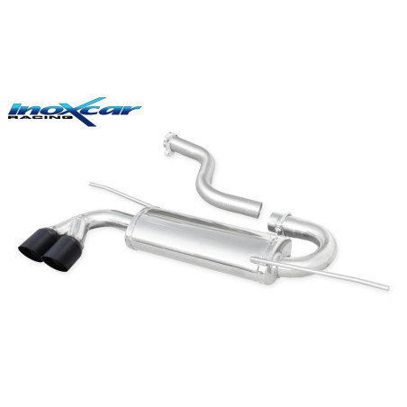 Posteriore con uscita 2 x diam. 80 RACING BLACK CERAMIC VOLKSWAGEN SCIROCCO 2.0 TFSI – 2008 200CV 