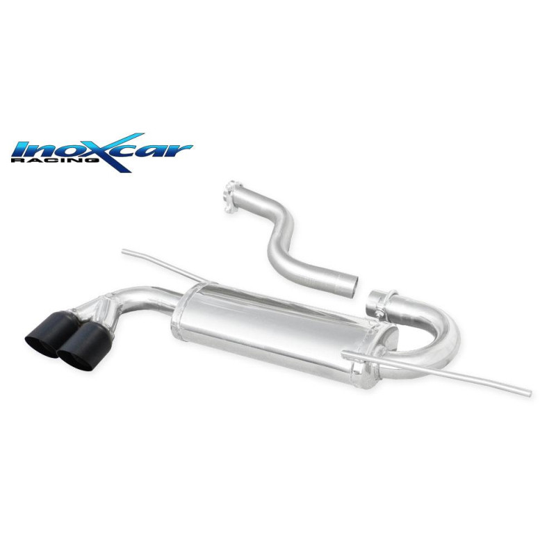 Posteriore con uscita 2 x diam. 80 RACING BLACK CERAMIC VOLKSWAGEN SCIROCCO 2.0 TDI – 2008 140CV (