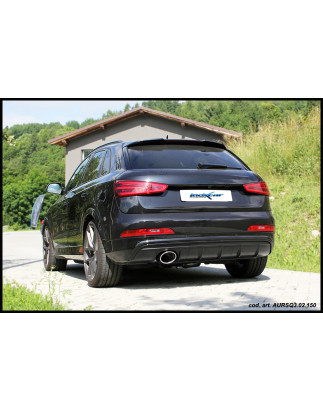 Posteriore con uscita ovale 150x105mm OBLIQUA AUDI RS Q3 2.5 TFSI – 2014 310CV (Type 8U) (Cod. I-A