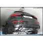 Posteriore con uscita ovale 150x105mm OBLIQUA AUDI RS Q3 2.5 TFSI – 2014 310CV (Type 8U) (Cod. I-A