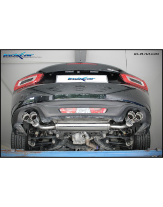 Posteriore con uscita 2 x diam. 65 RACING DX+SX – 2016 140CV Fiat 124 (Cod. I-F124.01.D65)