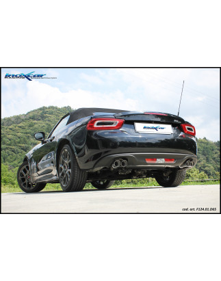Posteriore con uscita 2 x diam. 65 RACING DX+SX – 2016 140CV Fiat 124 (Cod. I-F124.01.D65)
