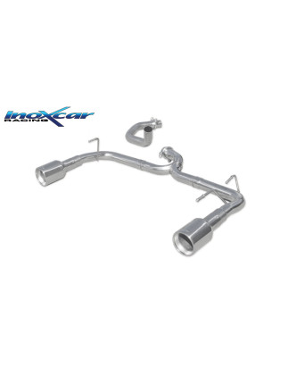 Posteriore senza silenziatore con uscita diam. 102 DX+SX ABARTH 695 TRIBUTO FERRARI – 2009 180CV (