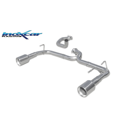 Posteriore senza silenziatore con uscita diam. 102 DX+SX ABARTH 695 TRIBUTO FERRARI – 2009 180CV (