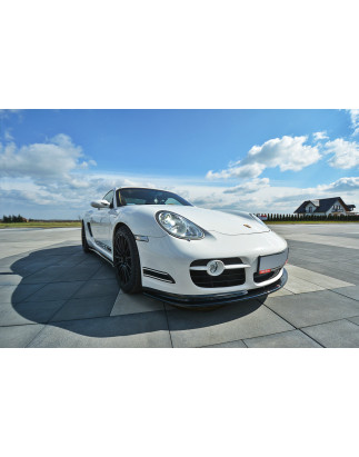 SPLITTER ANTERIORE V.2 PORSCHE CAYMAN S 987C  (Cod. M-PO-CA-S-987-FD2G)