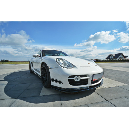 SPLITTER ANTERIORE V.2 PORSCHE CAYMAN S 987C  (Cod. M-PO-CA-S-987-FD2G)