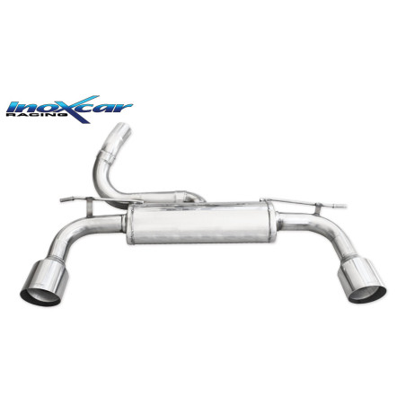 Posteriore con uscita singola diam. 102 RACING DX+SX FORD FOCUS 2.5T RS – 2010-2011 350CV MK2 (Cod