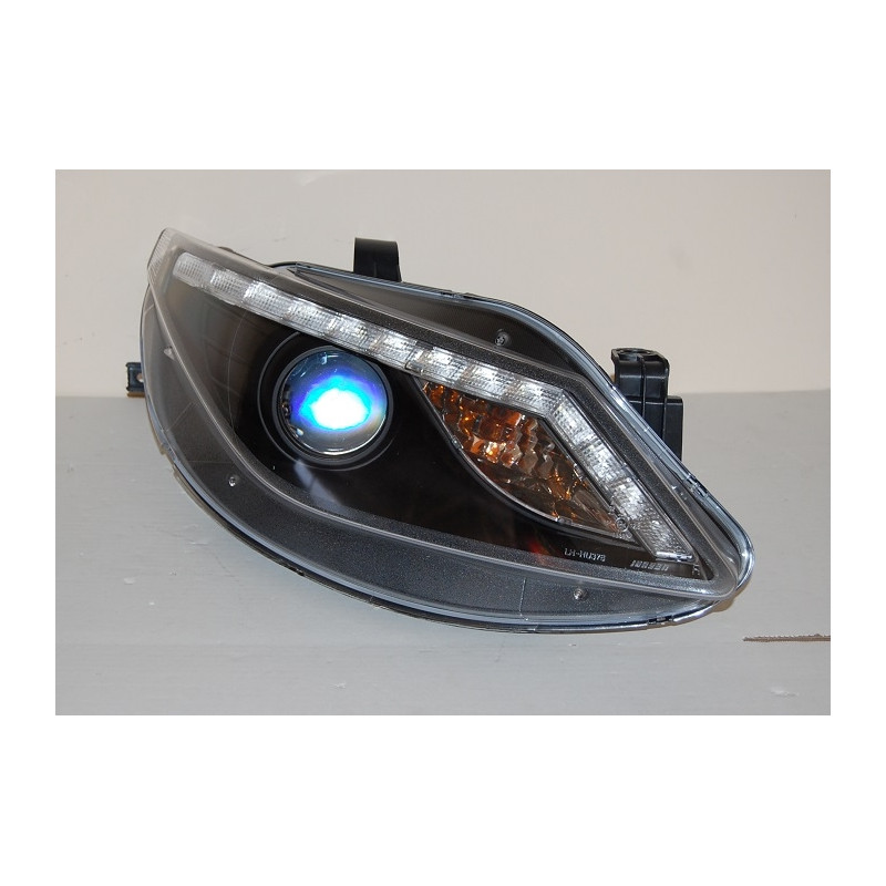 Fari Anteriori Day Light Seat Ibiza 09 Luz Dia Black Interm. Led (Cod. E-FAS0050)