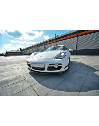 SPLITTER ANTERIORE V.2 PORSCHE CAYMAN S 987C  (Cod. M-PO-CA-S-987-FD2G)