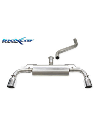 Posteriore silenziato con uscita diam. 100 X-RACE DX+SX – 2024 Ford FOCUS MK4 (Cod. I-FOFO.20.XR10