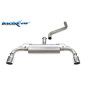 Posteriore silenziato con uscita diam. 100 X-RACE DX+SX – 2024 Ford FOCUS MK4 (Cod. I-FOFO.20.XR10