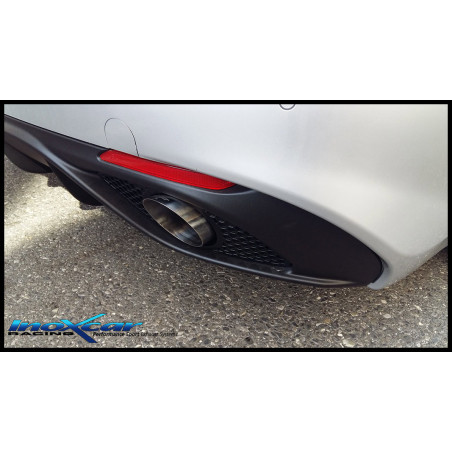 Kit uscite diam. 102 RACING DX+SX in sostituzione all'originaleCod: 07) GIU.Q4.10RA ALFA ROMEO GIULI