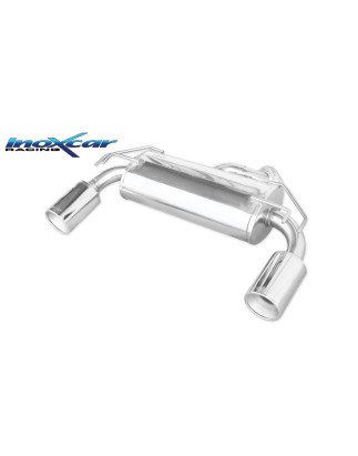 Posteriore con uscita singola diam. 120 MEGA DX+SX MITSUBISHI EVO X 2.0 TURBO – 2009 295CV LANCER 