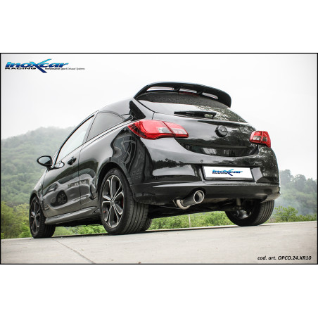 Posteriore con uscita diam. 100 X-RACE OPEL CORSA E GSI 1.4 TURBO – 2019 150CV (Cod. I-OPCO.24.XR1