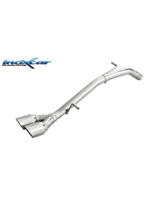 Posteriore senza silenziatore con uscita centrale 2 x diam. 80 RACING PEUGEOT 208 GTI 30TH 1.6 16V T