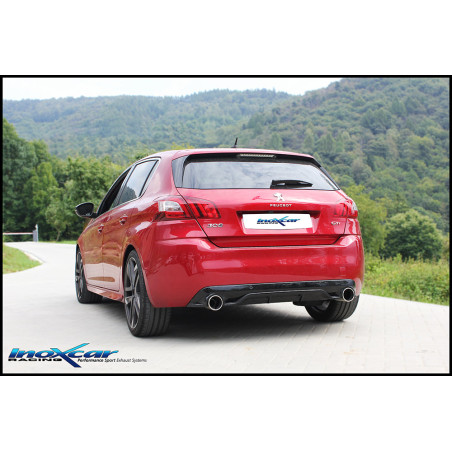 Posteriore con 2 silenziatori uscita diam. 54 DX+SX PEUGEOT 308 – 2015 270CV (Cod. I-PE308.03.54)