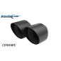 Posteriore con uscita 2 x diam. 80 RACING BLACK CERAMIC – 2010 156CV Peugeot RCZ (Cod. I-PERCZ.01.
