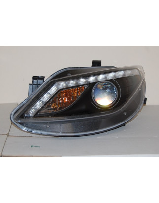 Fari Anteriori Day Light Seat Ibiza 09 Luz Dia Black Interm. Led (Cod. E-FAS0050)