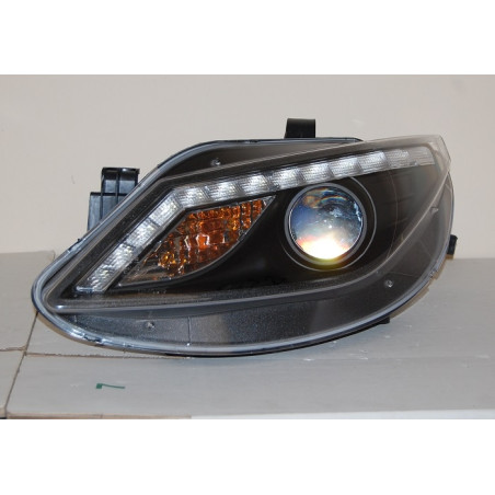 Fari Anteriori Day Light Seat Ibiza 09 Luz Dia Black Interm. Led (Cod. E-FAS0050)