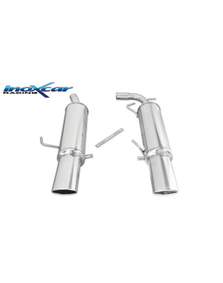 Posteriore CENTRALE con uscita 2 x ovale 120x80 mm RENAULT CLIO RS PHASE3 2.0 – 2004-2005 182CV (C