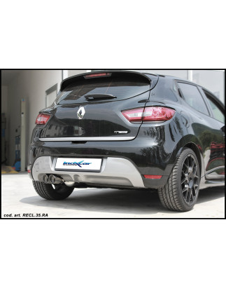Posteriore con uscita 2 x diam. 80 RACING BLACK CERAMIC RENAULT CLIO 4 GT 1.2 – 2013 120CV (Cod. I