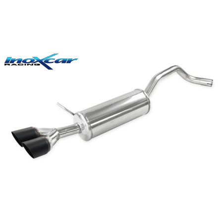 Posteriore con uscita 2 x diam. 80 RACING BLACK CERAMIC – 2015 110CV Seat IBIZA (type 6J) SC (Cod.