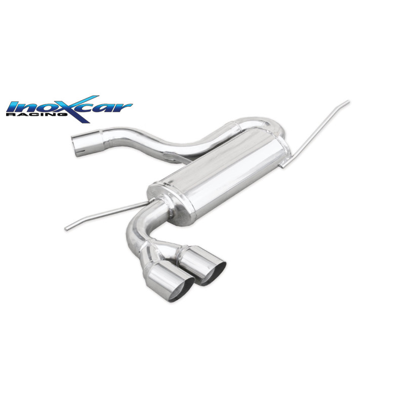 Posteriore con uscita 2 x diam.80 RACING SEAT LEON – 2006 240CV (type 1P) (Cod. I-SELE.16.RA  )
