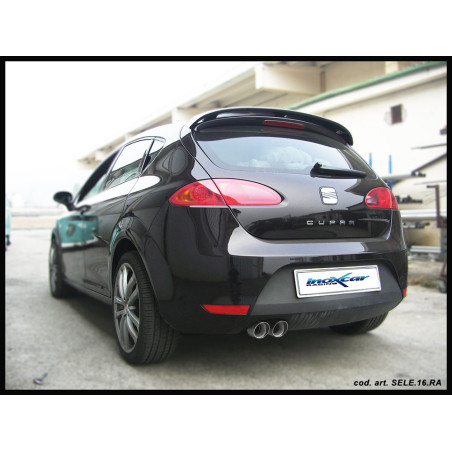 Posteriore con uscita 2 x diam.80 RACING SEAT LEON – 2006 240CV (type 1P) (Cod. I-SELE.16.RA  )