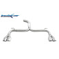 Posteriore senza silenziatore con uscita 2 x diam. 80 RACING DX+SX SEAT LEON – 2014 280CV (type 5F