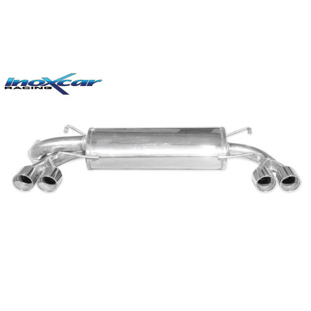 Posteriore con uscita 2 x diam. 80 X-RACE DX+SX SUBARU IMPREZA 4WD 2.5T WRX STI 08MY – 2008 300CV 