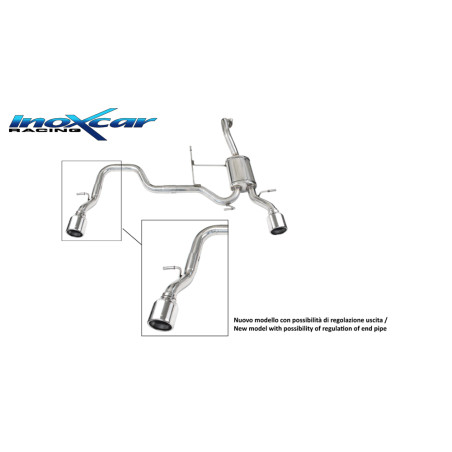 Posteriore con uscita diam. 90 DX+SX SUZUKI SWIFT SPORT 1.4 – 2018 140CV (Cod. I-SUSW.04.90)
