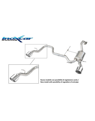 Posteriore con uscita diam. 100 X-RACE DX+SX SUZUKI SWIFT SPORT HYBRID 1.4 – 2020 129CV (Cod. I-SU