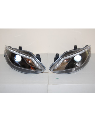 Fari Anteriori Day Light Seat Ibiza 09 Luz Dia Black Interm. Led (Cod. E-FAS0050)