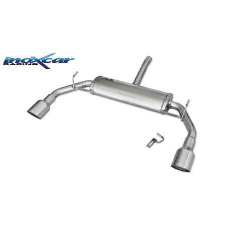 Posteriore DUPLEX con uscita diam. 102 RACING Montaggio esclusivo spoiler originale Giulietta 1750 T