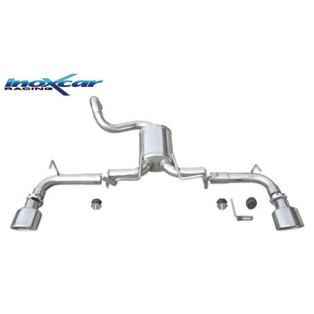 Posteriore DUPLEX con uscita ovale 120x80 mm FIAT 500 1.4 16V – 2007 100CV (Cod. I-TWFI.03.120)