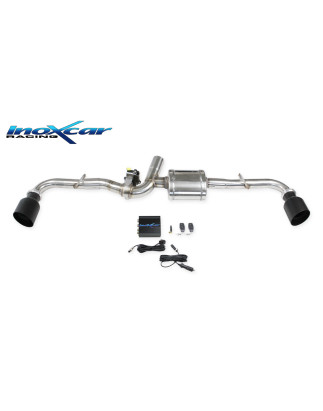 Posteriore con uscita diam. 100 BLACK CERAMIC DX+SX e Valvola ALFA ROMEO – 241CV 4C (Cod. I-VALV.4
