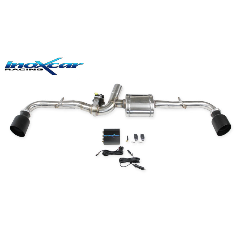 Posteriore con uscita diam. 100 BLACK CERAMIC DX+SX e Valvola ALFA ROMEO – 241CV 4C (Cod. I-VALV.4