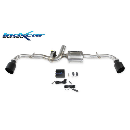 Posteriore con uscita diam. 100 BLACK CERAMIC DX+SX e Valvola ALFA ROMEO – 241CV 4C (Cod. I-VALV.4