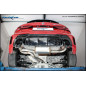 Terminale silenziato con uscita diam. 100 RACING BLACK CERAMIC DX+SX e Valvola montaggio motorino el