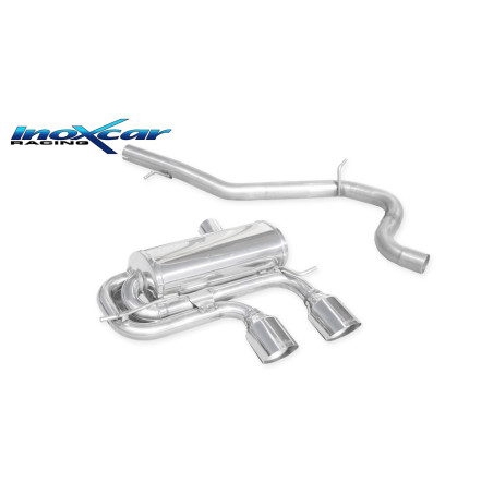 Posteriore con uscita centrale 2 x diam.102 RACING VOLKSWAGEN GOLF 6 R 2.0 TSI 4 MOTION – 2010 270