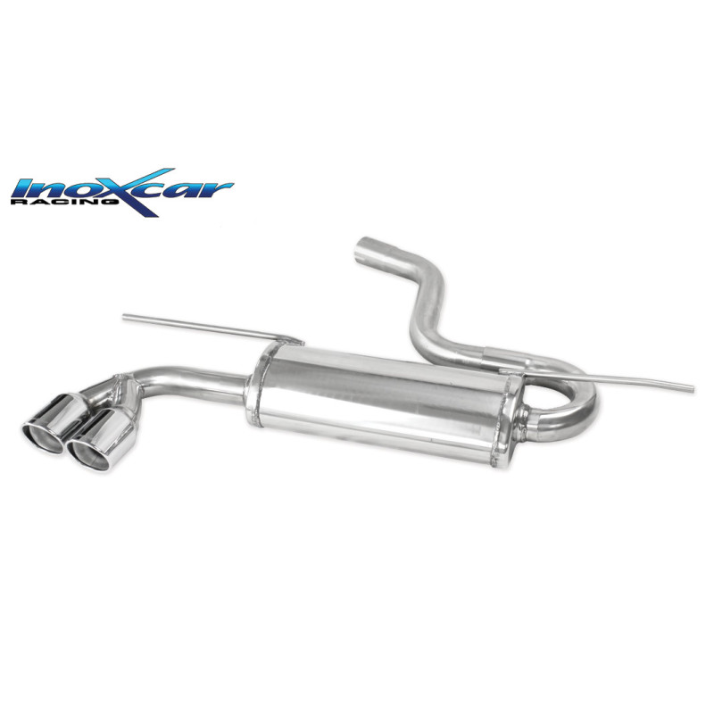Posteriore con uscita 2 x diam. 80 X-RACE VOLKSWAGEN GOLF 7 1.4 TSI – 2012-2014 125CV (Cod. I-WGO.