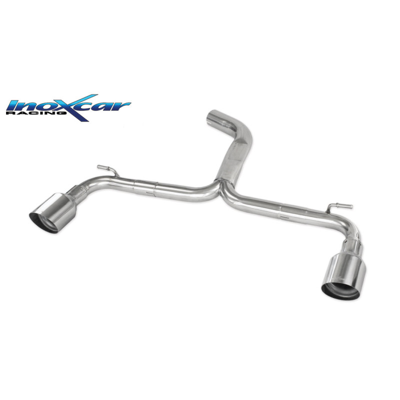 Posteriore senza silenziatore con uscita diam. 102 RACING DX+SX VOLKSWAGEN GOLF 7.5 2.0 GTI – 2017