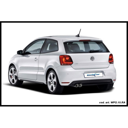 Posteriore con uscita 2 x diam. 80 RACING VOLKSWAGEN POLO – 2010 180CV (type 6R) (Cod. I-WPO.15.RA