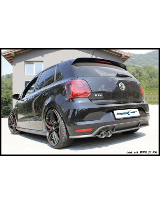 Posteriore con uscita 2 x diam. 80 X-RACE VOLKSWAGEN POLO – 2015 192CV (type 6C) (Cod. I-WPO.21.XR